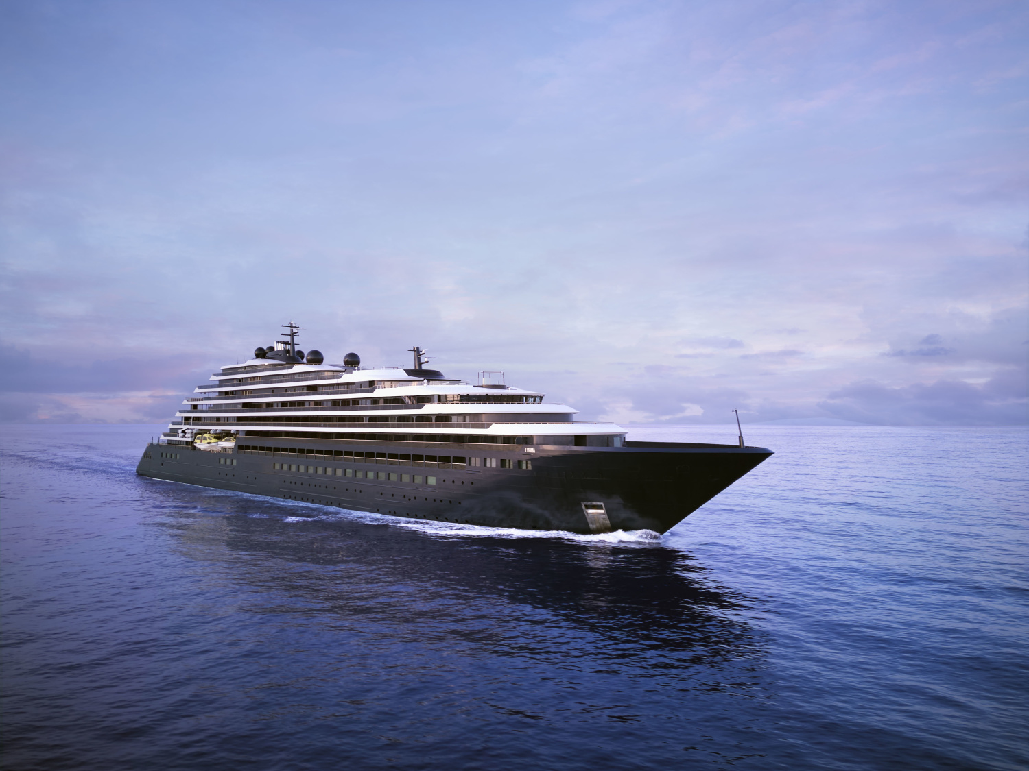 Evrima sailing the Mediterranean Sea in 2022.